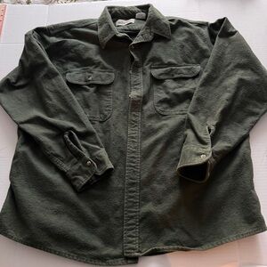Gander Mountain Olive Green Shirt Jacket